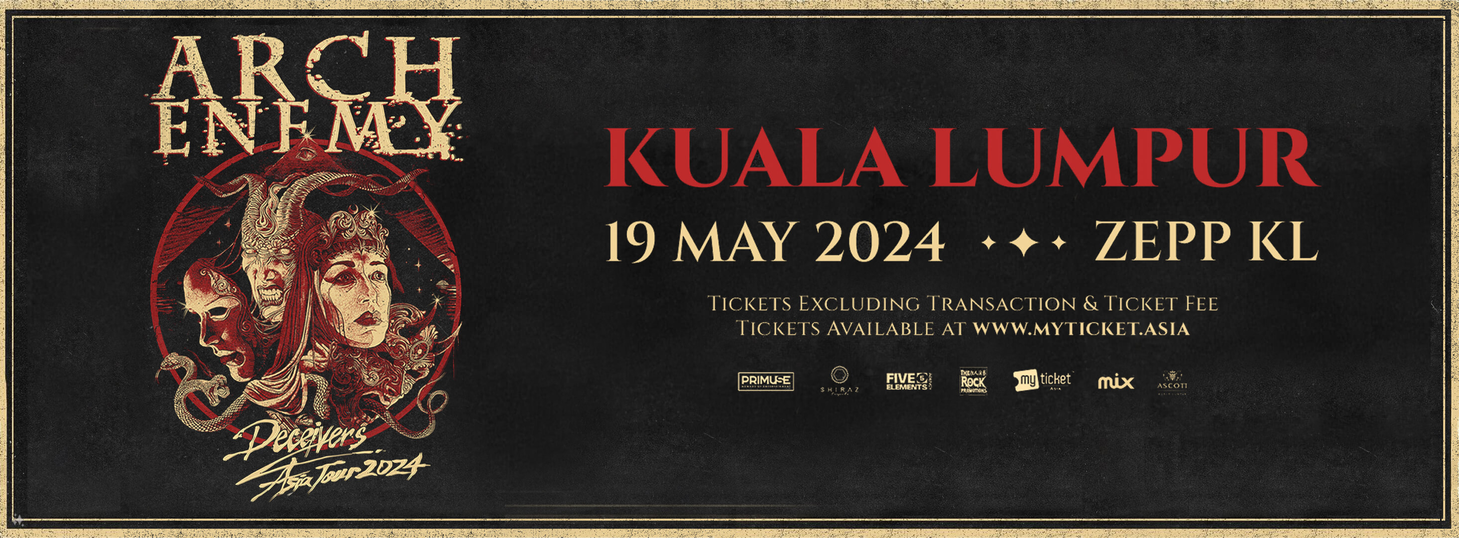 Arch Enemy Live in Kuala Lumpur