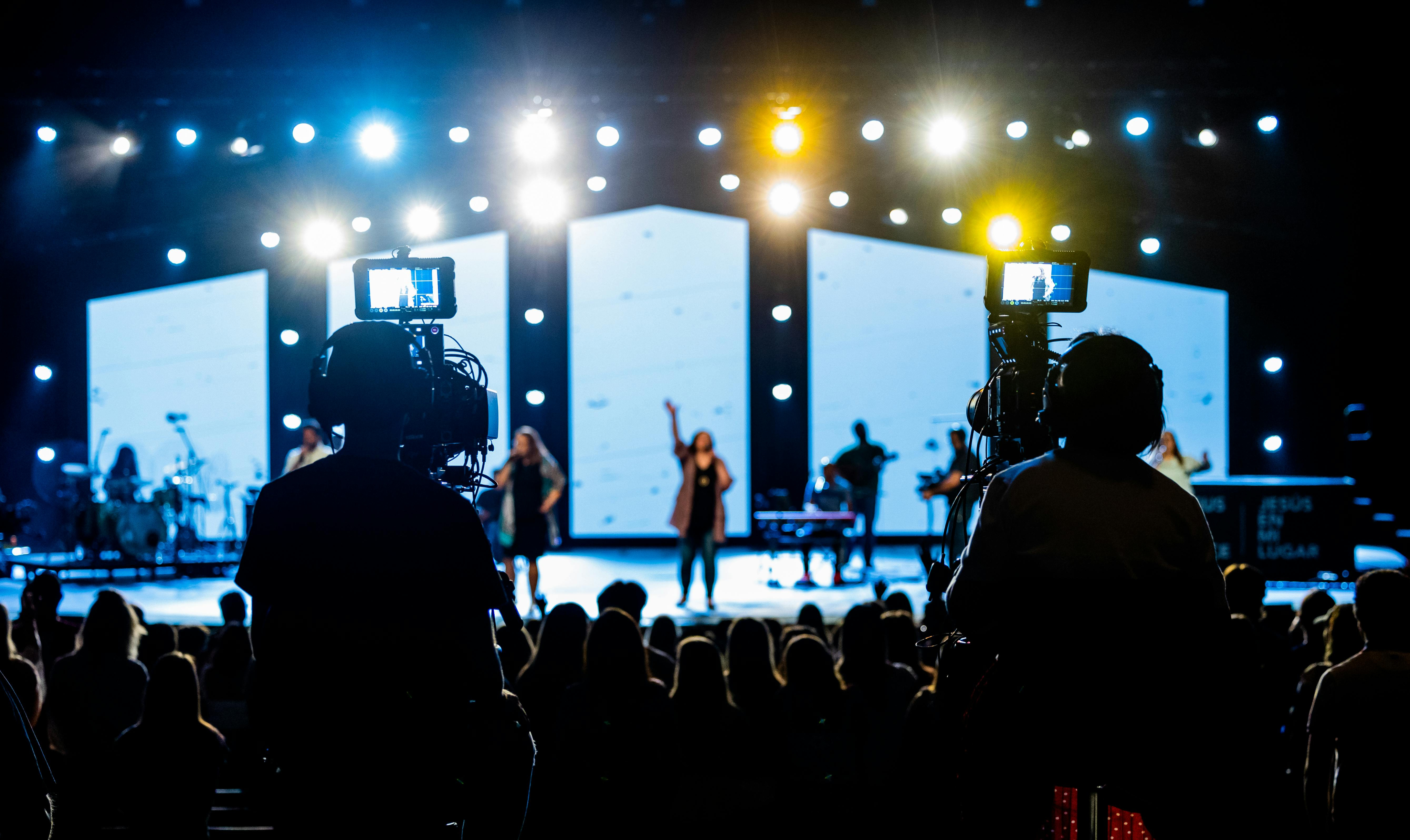 Live production operations and logistics crew
